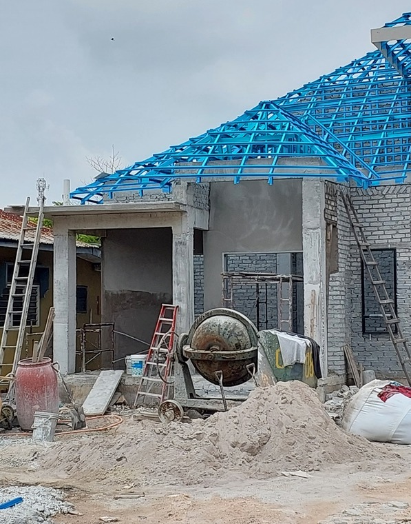 Installation of Roof