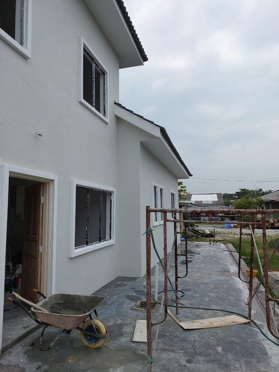 Completed Rear of the House