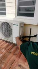 Before photo of Courts - Aircon Installer by AMH SERVICES