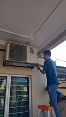 Before photo of Courts - Aircon Installer by AMH SERVICES
