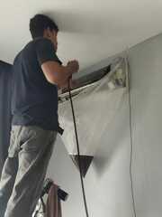 After photo of Aircon Servicing by Fly FORCE SDN BHD