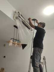After photo of Aircon Servicing by Fly FORCE SDN BHD