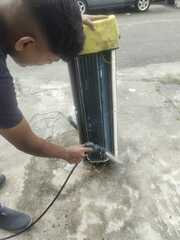 After photo of Aircon Servicing by Fly FORCE SDN BHD