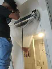 After photo of Aircon Servicing by Fly FORCE SDN BHD