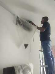 After photo of Aircon Servicing by Fly FORCE SDN BHD