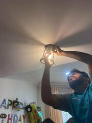 After photo of Electrical and Wiring Services by Salair Nallin Enterprise