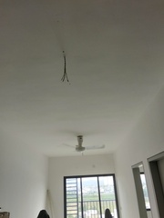 Before photo of IKEA light installation by Muharami Enterprise