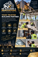 Tiling, Ceiling & Electrical Installation Work