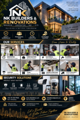 Residential & Commercial Renovation and Construction Work
Tiling, Ceiling & Electrical Installation Work
CCTV & Security, Painting and Plumbing Services