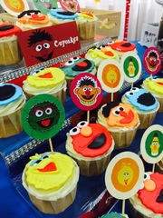 Sesame Street cupcakes