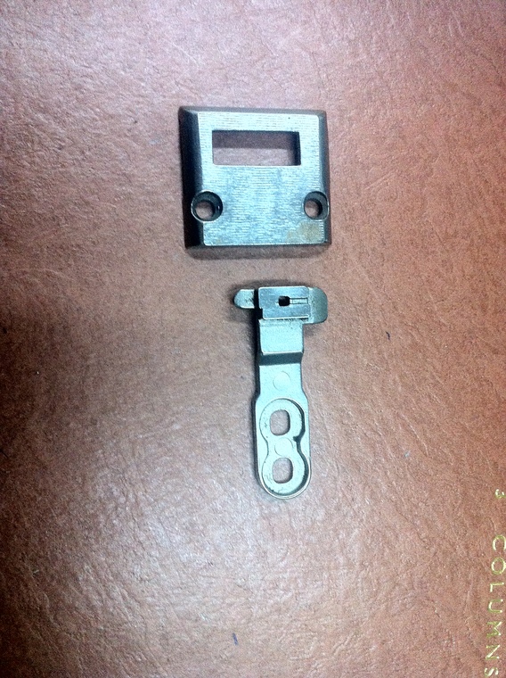 Needle plate & feed dog f/Pfaff 335