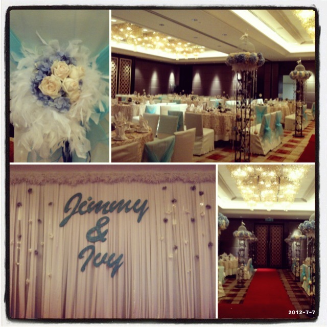 Wedding Theme Color: Turquiose & White