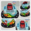 Thumb car birthday cake