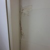 Thumb bedroom door close up
