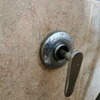 Thumb bathroom shower tap